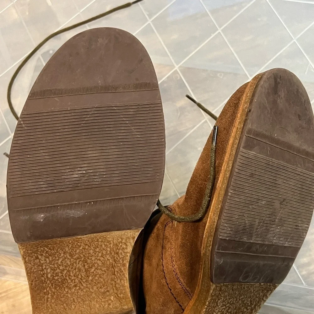 14th & Union Brown Chukka Boots Suede Leather